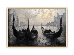 Gondolas Canvas Painting