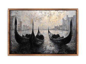Gondolas Canvas Painting
