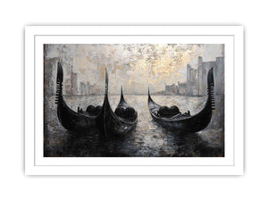 Gondolas Canvas Painting
