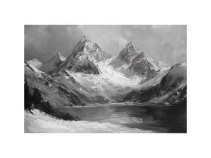 Mountians Oil Painting