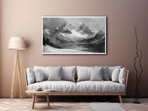 Mountians Canvas Painting