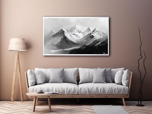 Mountians II Canvas Painting