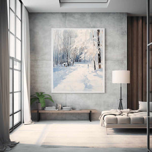 Snow Patches Canvas Painting