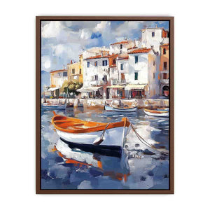 Venice Boat Canvas Painting