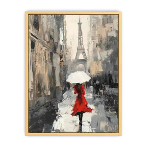 Street Walk Canvas Painting