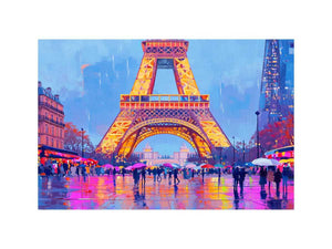 Eiffel Oil Painting