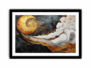 Sun And Moon Canvas Painting