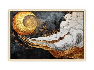 Sun And Moon Canvas Painting