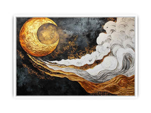 Sun And Moon Canvas Painting