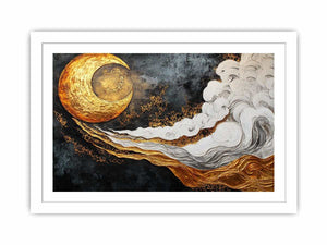 Sun And Moon Canvas Painting