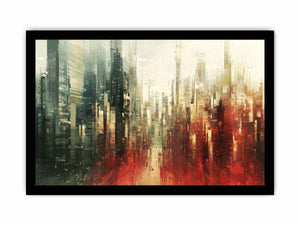 Bustling Canvas Painting