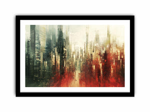 Bustling Canvas Painting