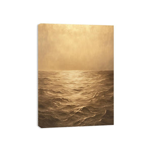 Amber ocean Canvas Painting
