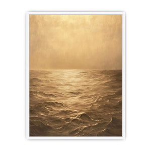 Amber ocean Canvas Painting