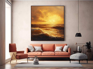 sunlit waters Painting