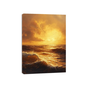 sunlit waters Canvas Painting