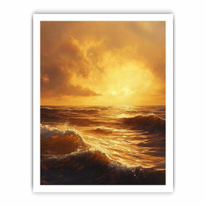 sunlit waters Canvas Painting
