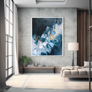 Ice Canvas Painting