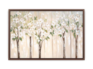 Emerald Echoes Canvas Painting