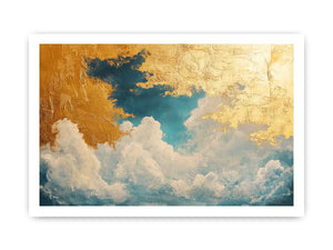 Gold SKy Canvas Painting