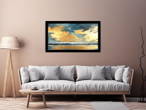 Gold Beach Canvas Painting