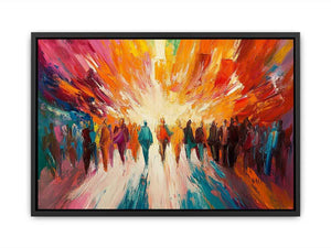 Urban Ballet Canvas Painting