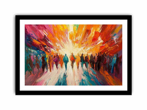 Urban Ballet Canvas Painting