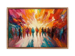 Urban Ballet Canvas Painting