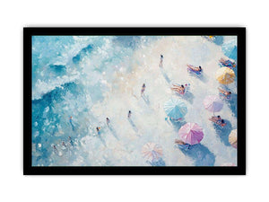 Footprints in the Sand Canvas Painting