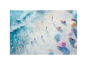 Footprints in the Sand Oil Painting