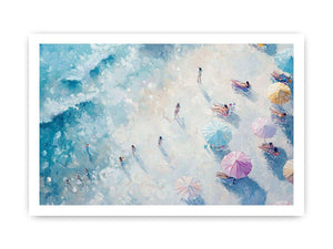 Footprints in the Sand Canvas Painting