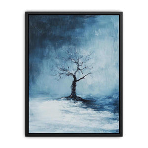 Cold Night Canvas Painting