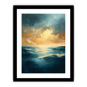 Azure Symphony Canvas Painting