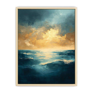 Azure Symphony Canvas Painting