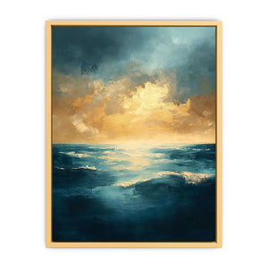 Azure Symphony Canvas Painting