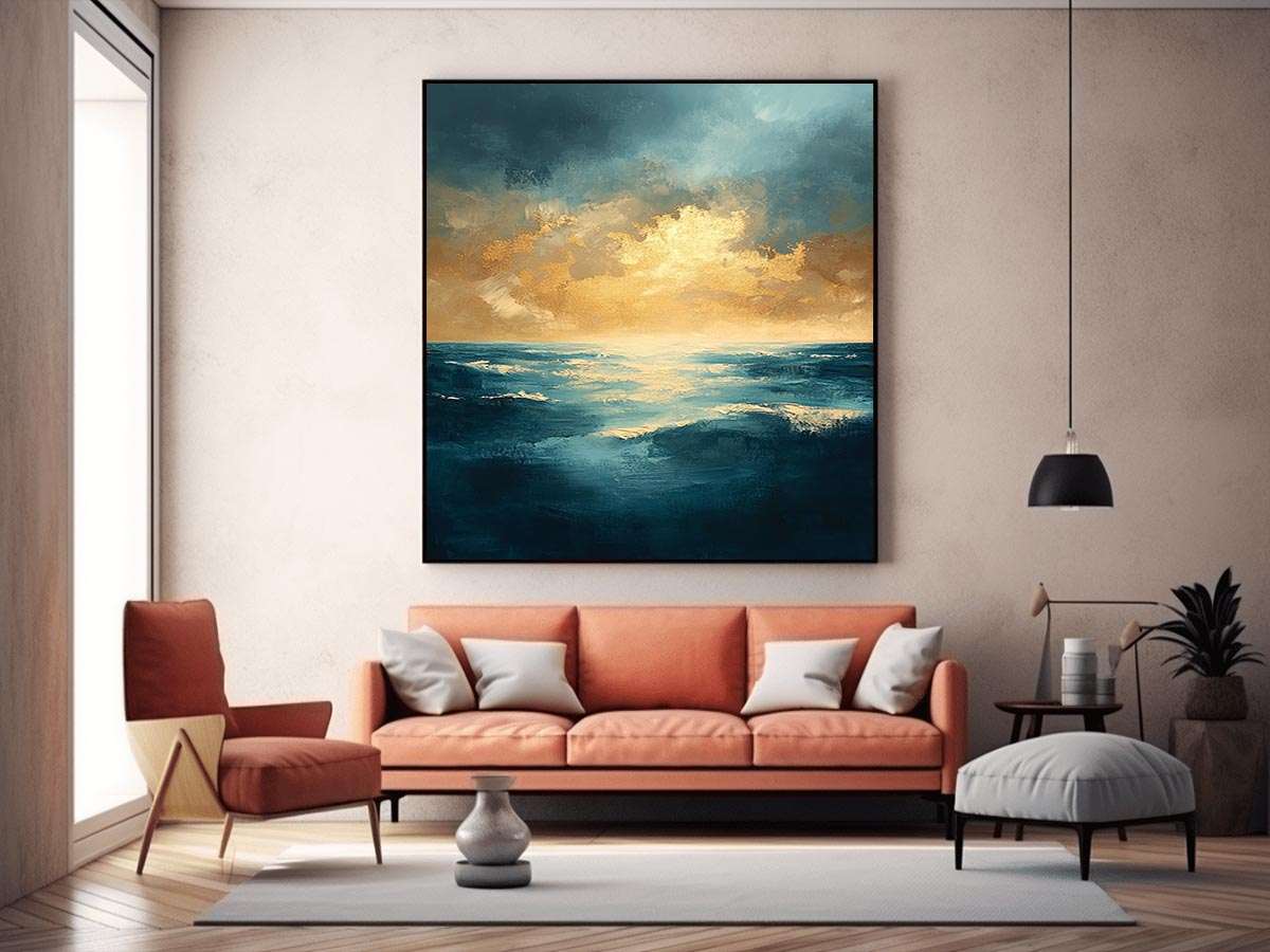 Azure Symphony Painting