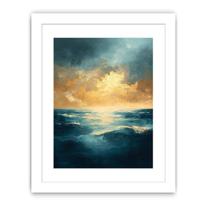 Azure Symphony Canvas Painting