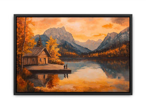 Cozy House Canvas Painting