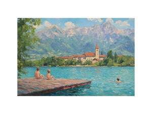 Journey of Two Oil Painting