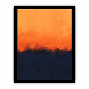 Fragments of Sunset and Night Canvas Painting