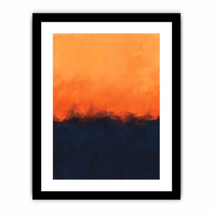 Fragments of Sunset and Night Canvas Painting