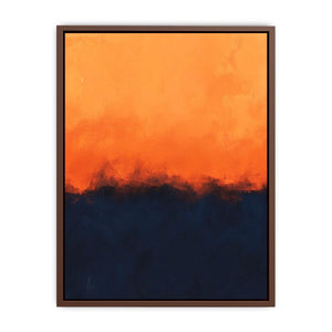 Fragments of Sunset and Night Canvas Painting