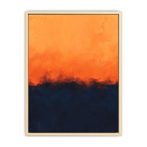 Fragments of Sunset and Night Canvas Painting
