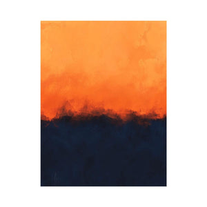 Fragments of Sunset and Night Oil Painting