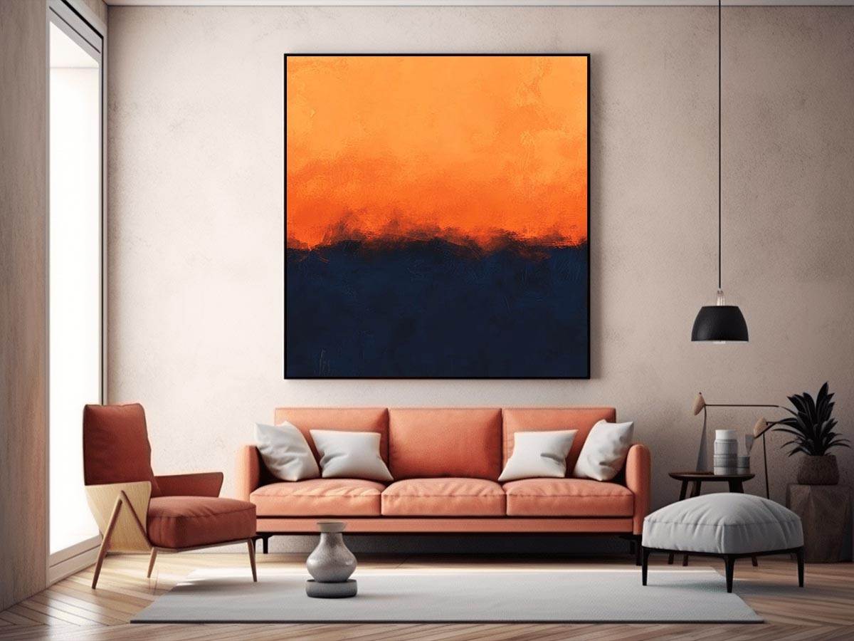 Fragments of Sunset and Night Painting