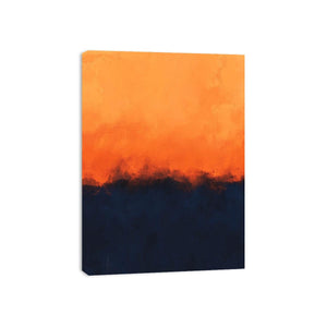 Fragments of Sunset and Night Canvas Painting