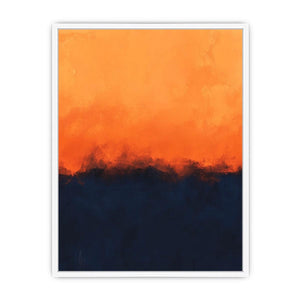 Fragments of Sunset and Night Canvas Painting