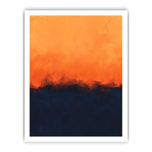 Fragments of Sunset and Night Canvas Painting
