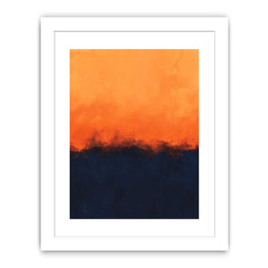 Fragments of Sunset and Night Canvas Painting