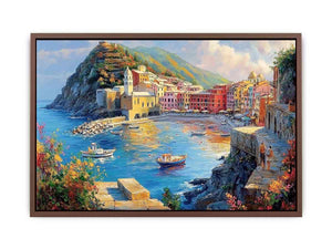 Vernazza Cinque Terre Italy Canvas Painting